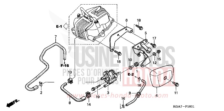 AIR INTAKE VALVE for CG125 TITAN ES FORCE SILVER METALLIC (NH411) from 2004
